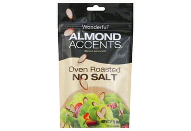 Almond Accents, Oven Roasted No Salt