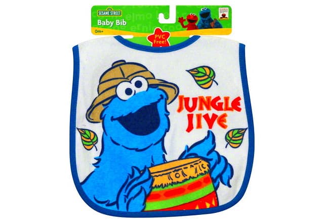 Baby Bib, Cookie Monster, 0M+