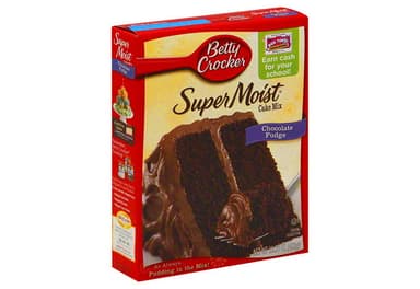 Cake Mix, Chocolate Fudge