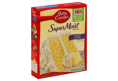 Cake Mix, French Vanilla