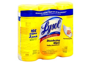 Disinfecting Wipes, 3 Pack, Lemon & Lime Blo