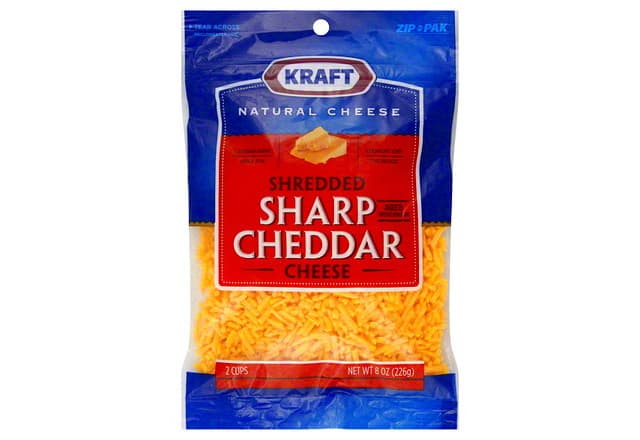 Shredded Cheese, Sharp Cheddar