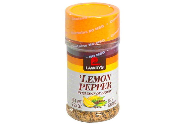 Lemon Pepper with Zest of Lemon