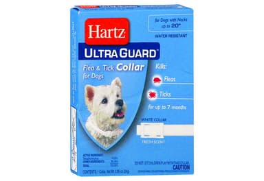 Flea & Tick Collar, for Dogs, White, Fresh S