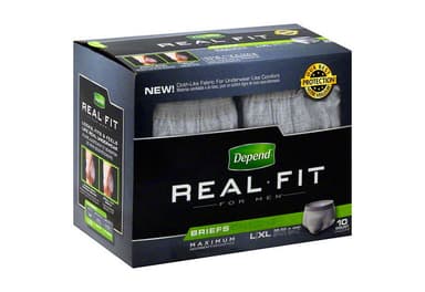 Briefs, for Men, Maximum Absorbency, L/XL