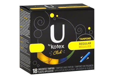 Tampons, Plastic Applicator, Regular, Unscen