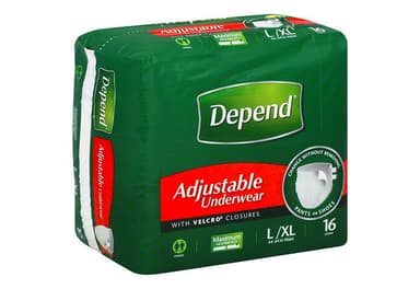 Underwear, Adjustable, Maximum Absorbency, 
