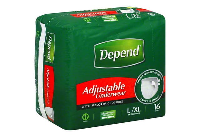 Underwear, Adjustable, Maximum Absorbency, 