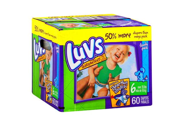 Diapers, Size 6 (Over 35 lb), Blue's Clues, F