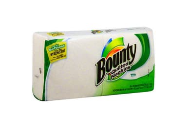 Quilted Napkins, White, 1-Ply