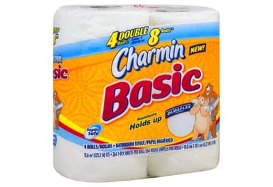 Bathroom Tissue, Unscented, Double Roll, 1