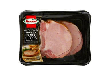 Pork Chops, Smoked, Thin Cut, Bone-In