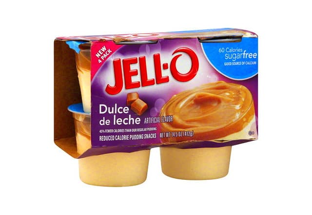 Pudding Snacks, Reduced Calorie, Dulce de L
