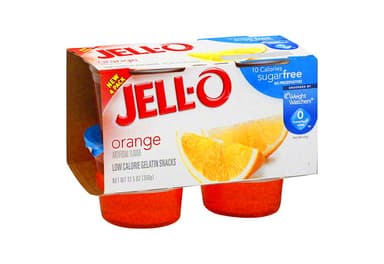 Gelatin Snacks, Low Calorie, Orange