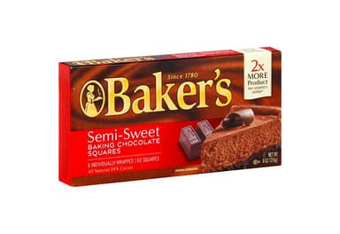 Baking Chocolate Squares, Semi-Sweet