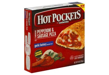 Sandwiches, Pepperoni & Sausage Pizza,