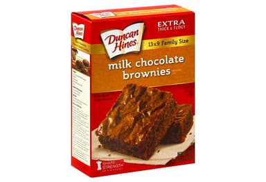 Brownie Mix, Milk Chocolate, Family S