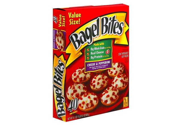 Bagel Bites Mini Bagels, Cheese & Pepperoni, Value