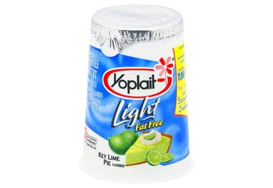 Yogurt, Fat Free, Key Lime Pie Flavored