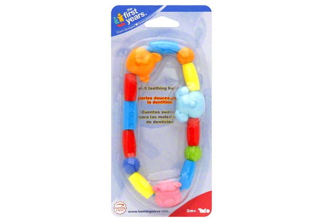 Soft Teething Beads, 3 M +