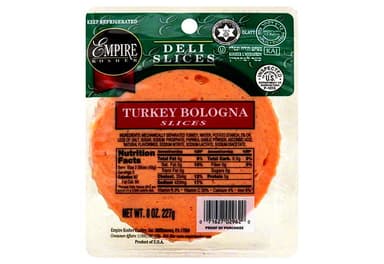 Turkey Bologna, Deli Slices