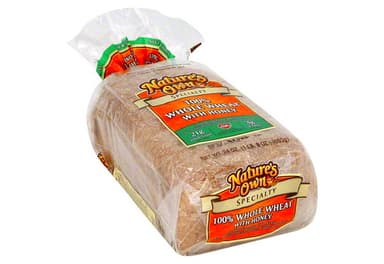 Bread, 100% Whole Wheat, with Honey