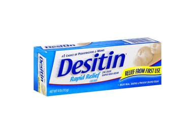 Diaper Rash Cream, Rapid Relief, Creamy