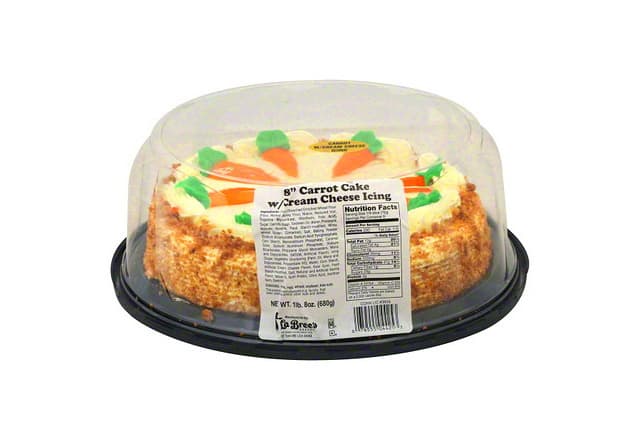 Carrot Cake, with Cream Cheese Ici