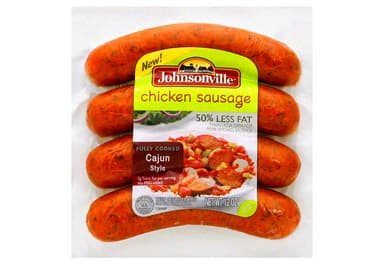 Chicken Sausage, Cajun Style