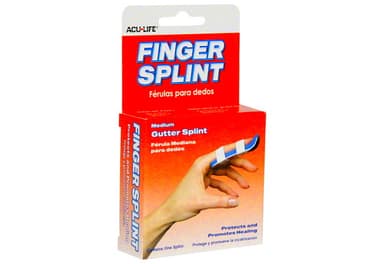 Finger Splint, Medium, Gutter