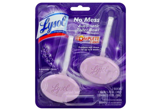 Toilet Bowl Cleaner, Automatic, Lavender Fie