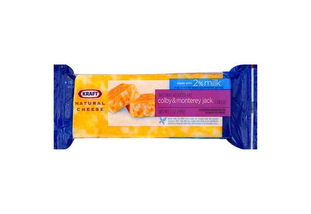 Cheese, Colby & Monterey Jack, Reduced Fat