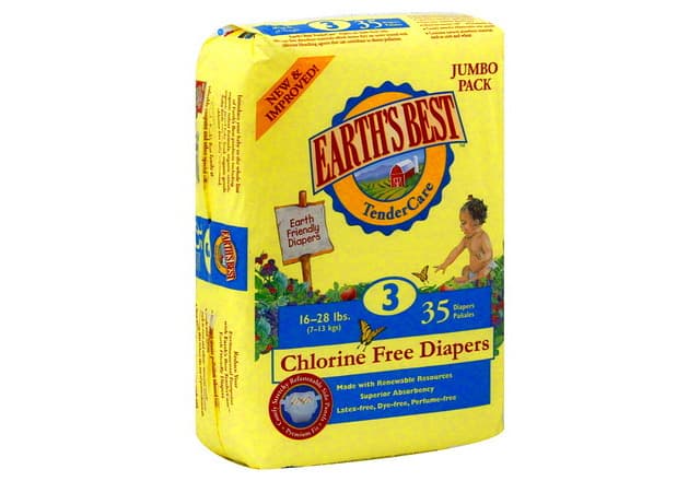 Diapers, Chlorine Free, Size 3 (16-28