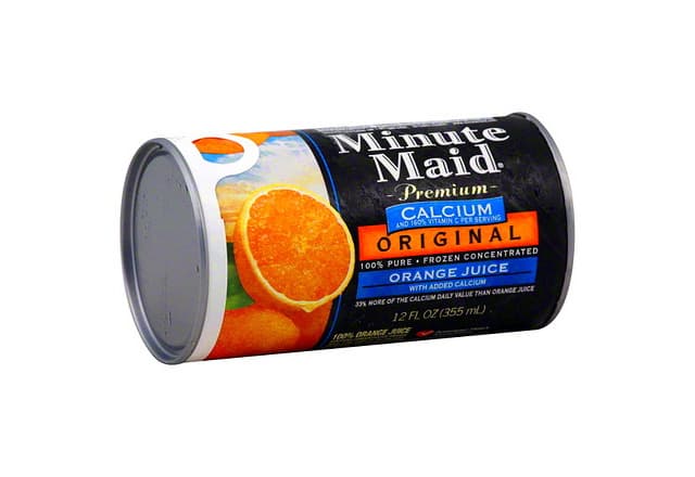 Juice, Orange, Frozen Concentrated, Ca