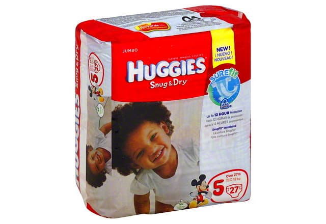 Diapers, Size 5 (Over 27 lb), Disney Baby,