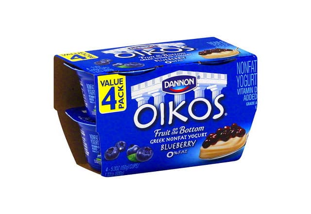 Yogurt, Nonfat, Greek, Blueberry, Value Pack
