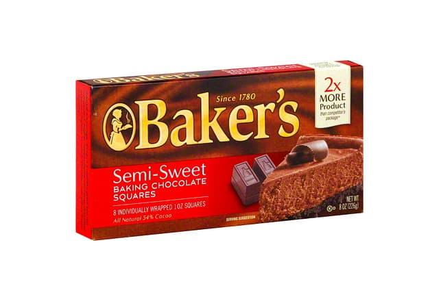 Baking Chocolate Squares, Semi-Sweet