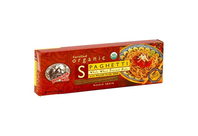 Spaghetti, with Milled Flax Seed