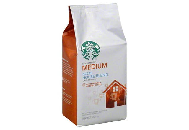 Coffee, Ground, Decaf House Blend, Mediu