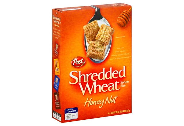 Shredded Wheat Cereal, Honey Nut, Spoon Size