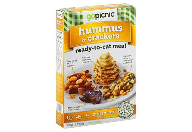 Gluten Free Hummus + Crackers Meal